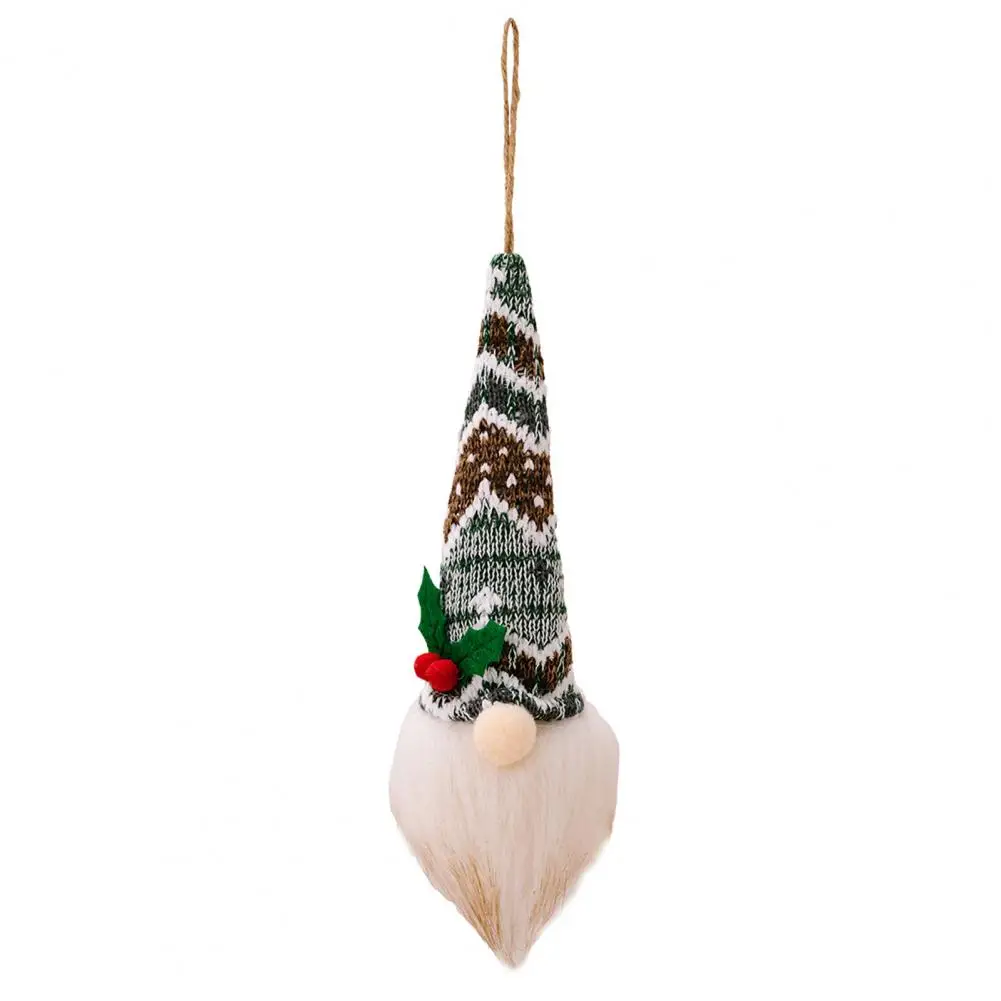 

Glowing Faceless Doll Christmas Ornament Whimsical Christmas Gnome Decor Glowing Faceless Dolls with Long Hats White Beards Home