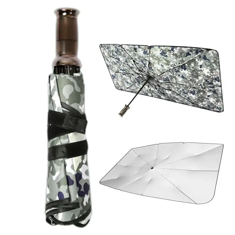 

Солнцезащитный козырек для лобового стекла автомобиля, зонт для окна для автомобильной изоляции и охлаждения поставляется с защитным молотком для