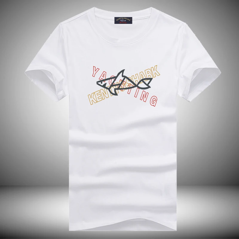 Футболка Kendi Shark с короткими рукавами 23 летняя новая мода повседневный топ Simplici