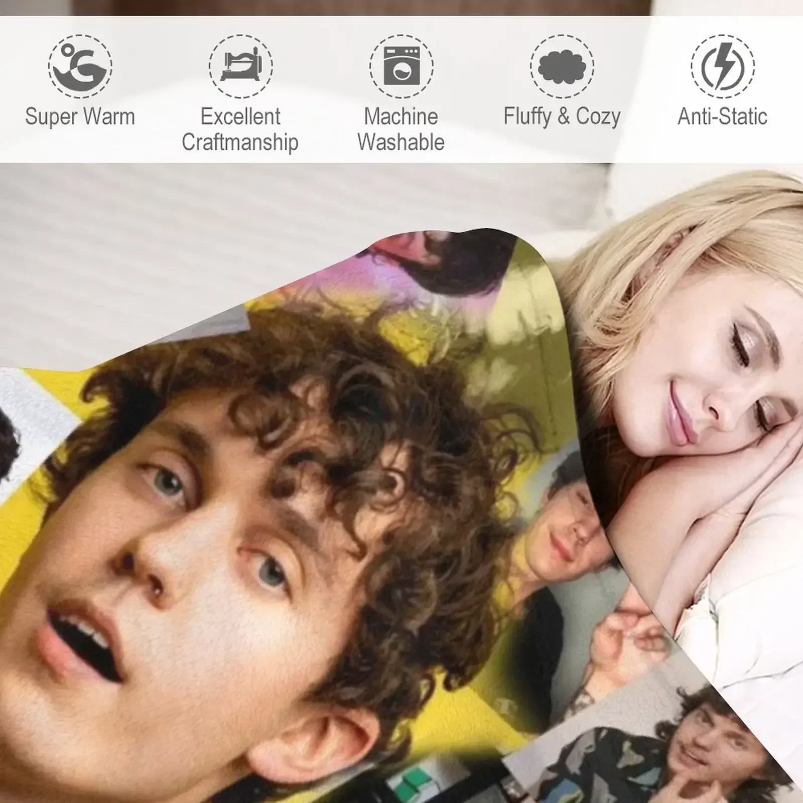 kurtis conner Плед Дизайнерские роскошные одеяла в стиле манга