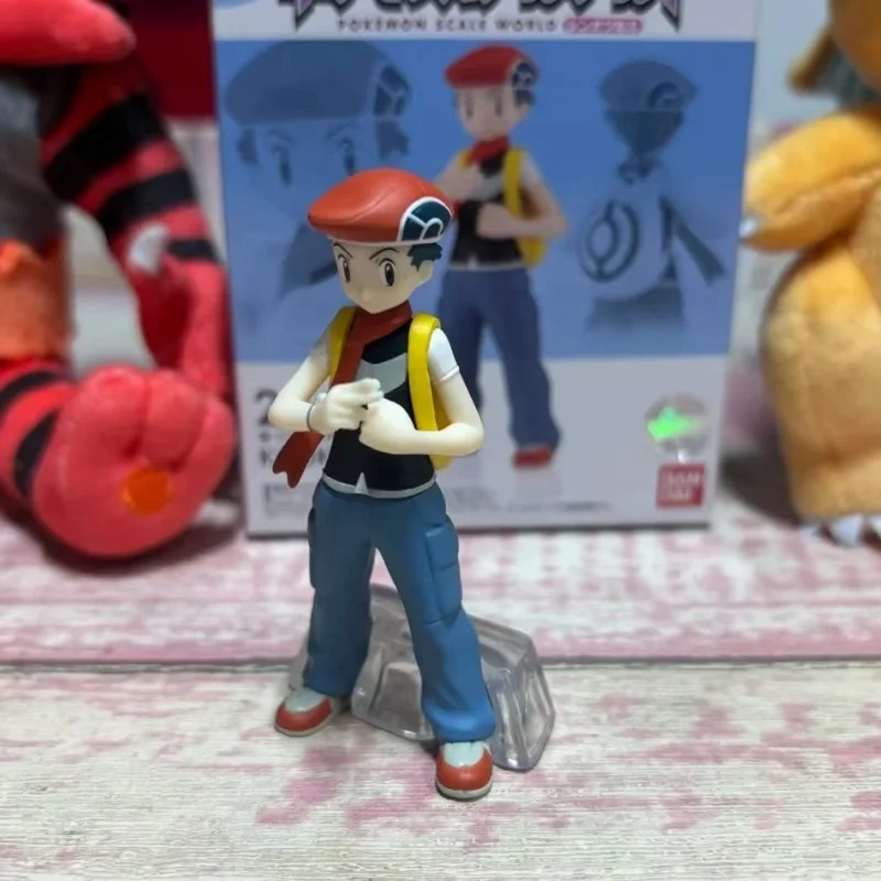 Фото ​ Оригинальные фигурки Bandai Scale World Pokemon Sinnoh: Тартвиг, Пиплуп, Эмполон, Чимчар, Инфернэйп, Лукас, Дон. Аниме-фигурки, игрушки, подарок. №5