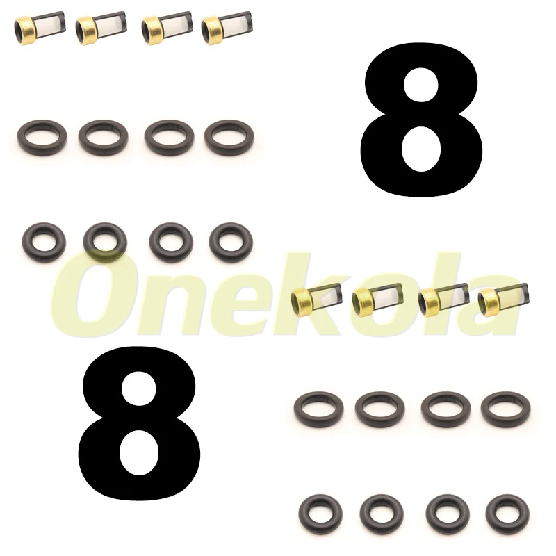 Ремкомплект для обслуживания топливной форсунки, фильтры, уплотнения уплотнений, для Фольксвагена, VW, гольфа, passat, 1,8, 20v, 058133551F