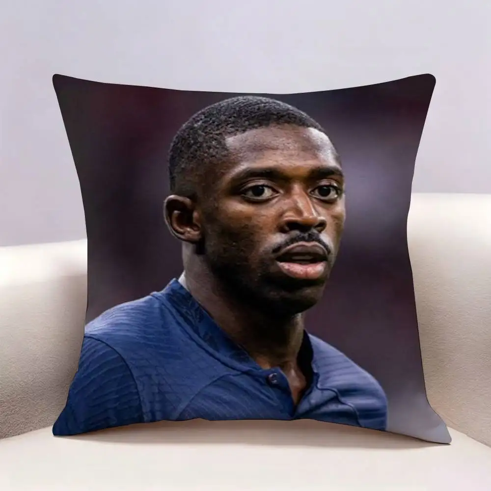 Фото Футбольная наволочка Ousmane D-Dembele с двусторонним принтом, наволочка с принтом для гостиной, чехол для диванной подушки №4