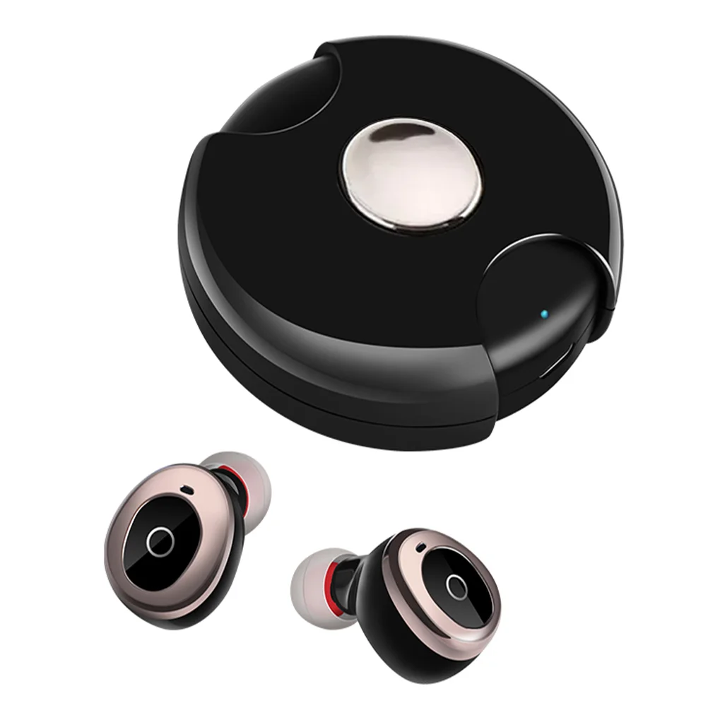 

Wireless Earbud Headphones, Control Noise Cancelling Wireless In- Headsets Earbud Headphone for Gym Running Gaming