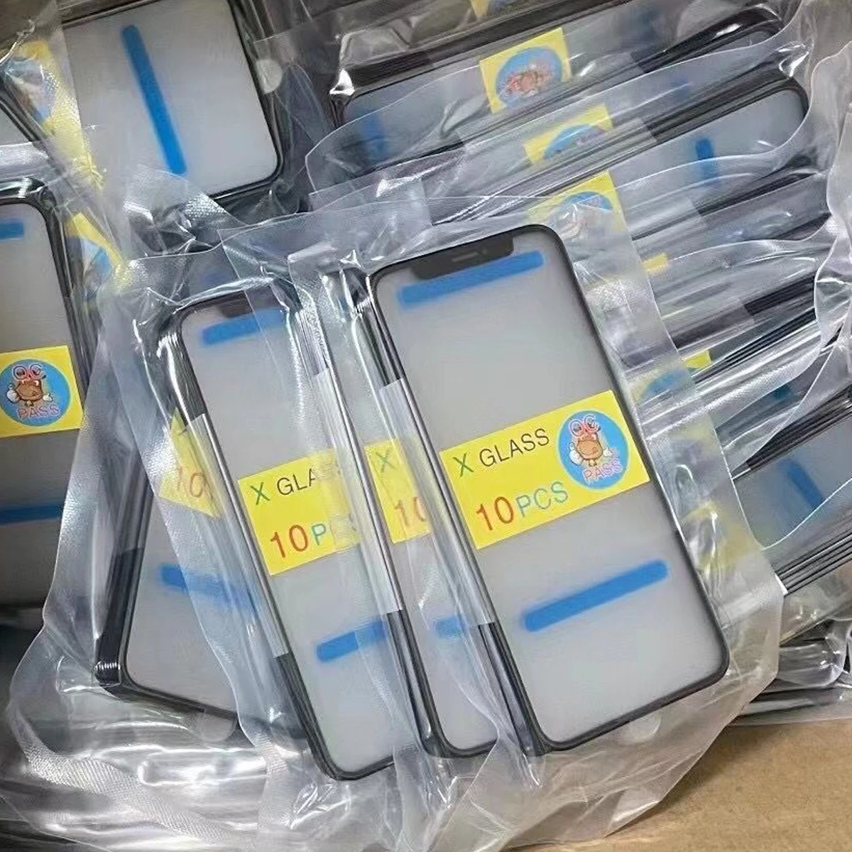 

10PCS Top 1:1 Original Screen Outer Glass For iPhone 13 pro max 12 mini 11 pro max X Xs Max Front Touch Panel Replacement