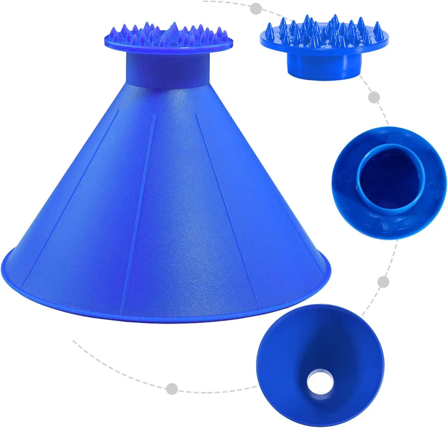 Волшебные скребки для льда лобового стекла автомобиля — 2-упаковка