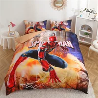 Disney Bedding Set Cartoon Spiderman Duvet Cover Sets for Baby Children Boy Bed Single Twin Full Size Birthday Gifts