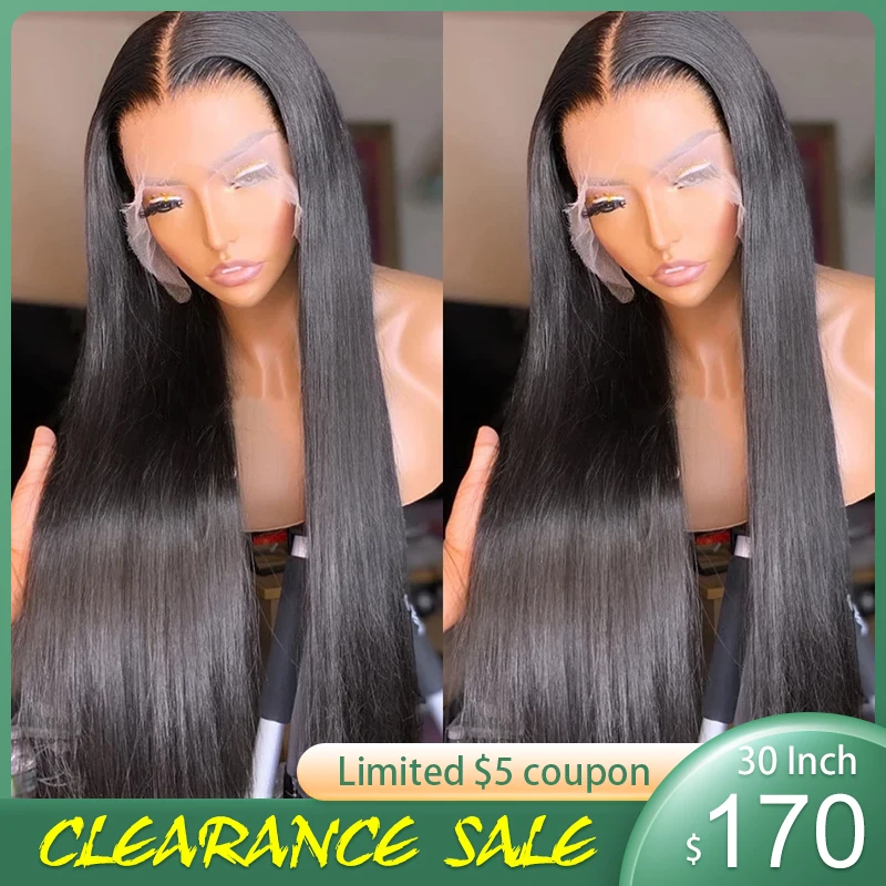 Straight 4x4 Lace Closure Wigs HD Lace Frontal Wigs Brazilian Remy 13x4 Lace Frontal Wigs For Women Human Hair