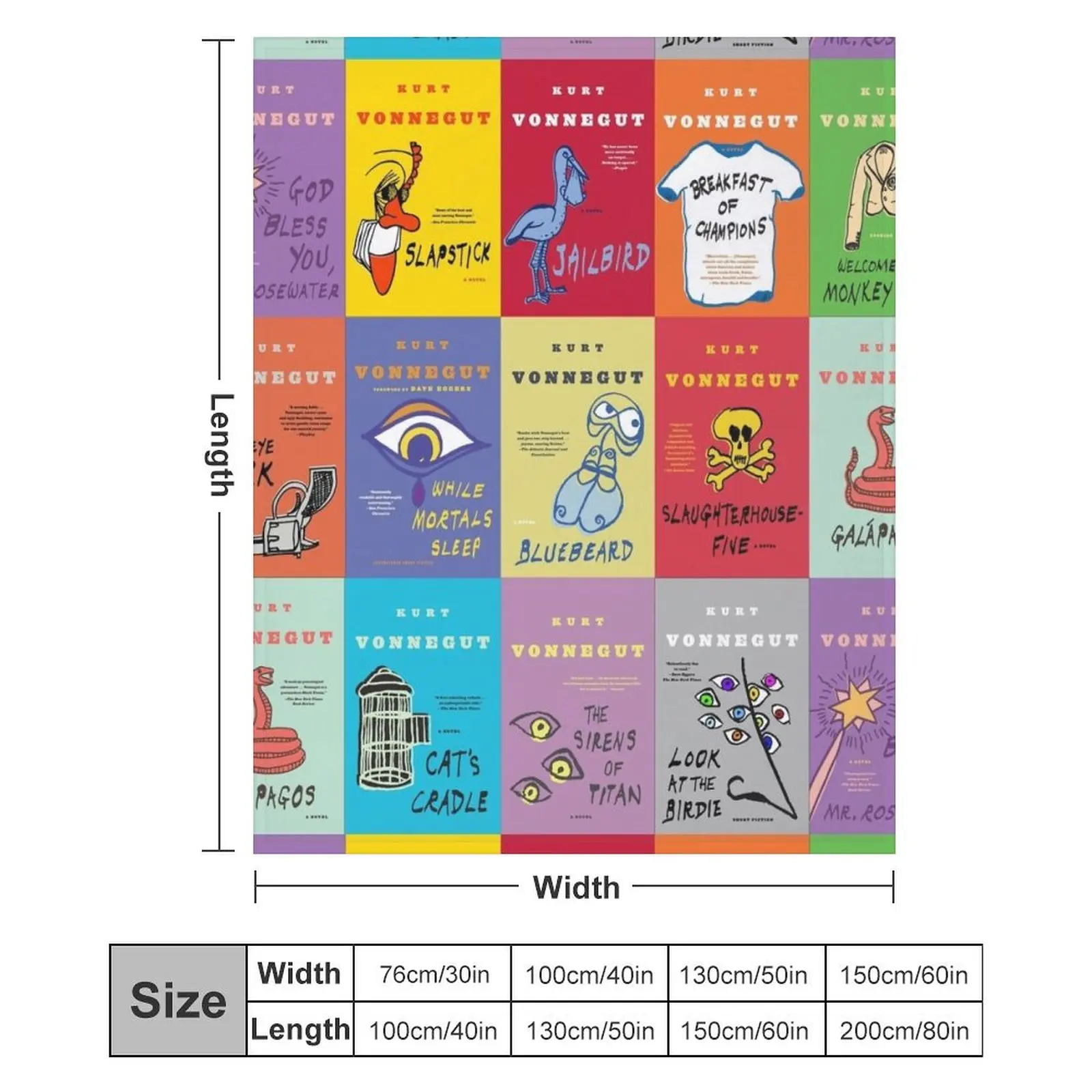 Декоративное одеяло Курта Воннегута роскошные одеяла для диванов