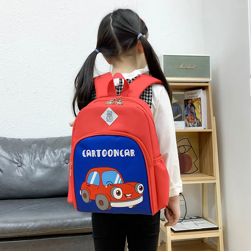 Children Dinosaur Car Cute Backpacks Boys Girls 3-7 Years Old School Bags Super Light Cute Baby Backpack In Kindergarten Mochila