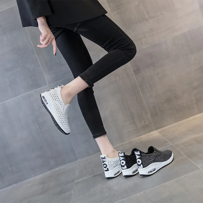 CLAIAMI модная женская обувь с воздушной подушкой на толстой подошве повседневная