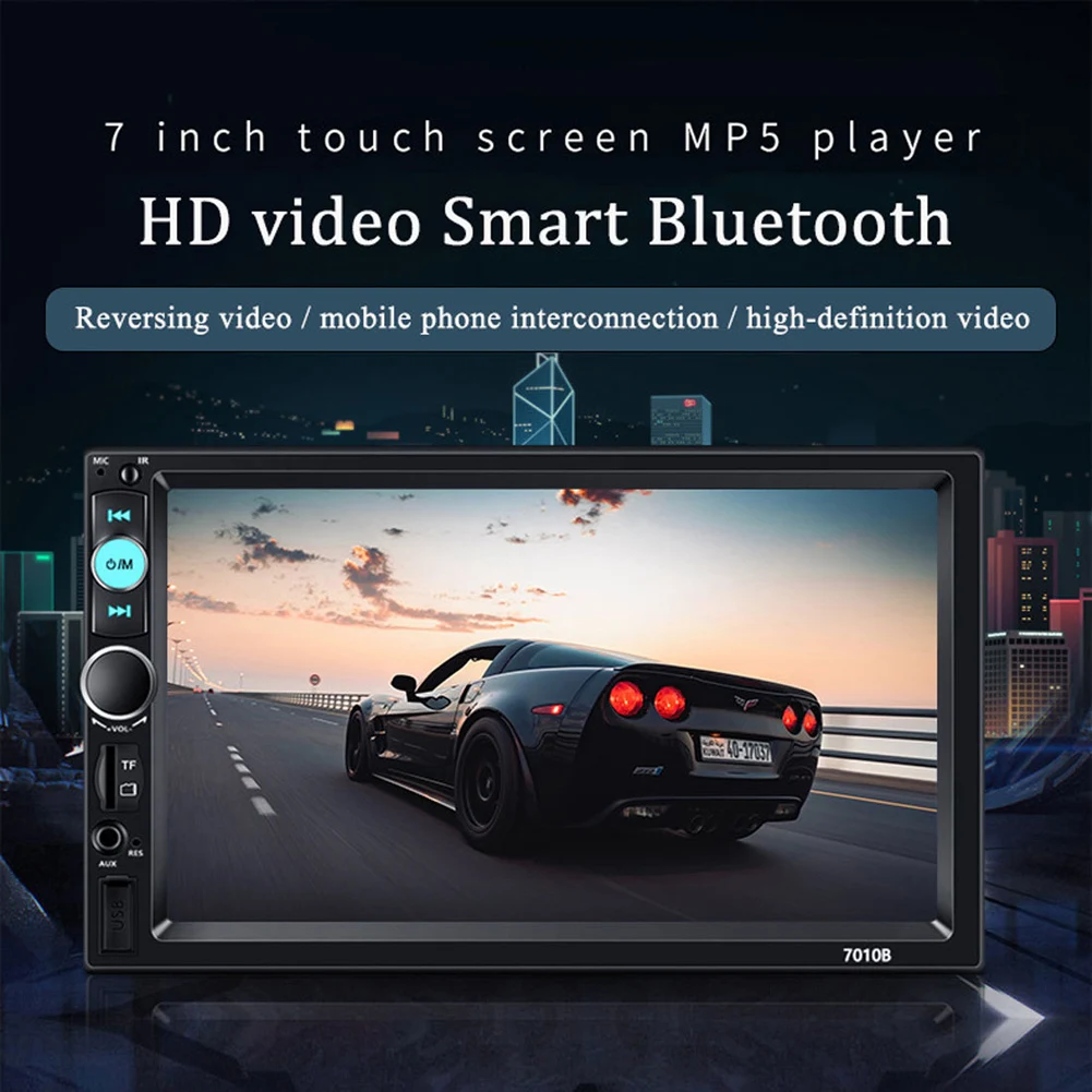

Car Bluetooth Player Car Player 8LED Bluetooth Player Brake Function Car MP5 Player Quan Zhi C200S Reset Button