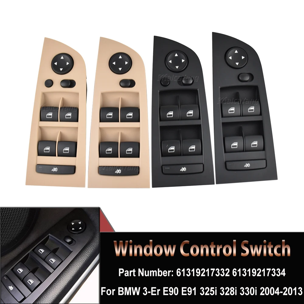 

61319217329 61319217332 61319217334 61319217331 For BMW E90 E91 318i 320i 325i 335i 2004-201 Master Window Lifter Control Switch