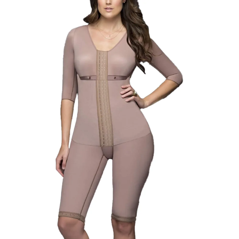 

Fajas Reductoras Y Modeladoras Mujer Skims Bodyshaper Women Tummy Control Hook And Eye Closure Breast Support Bodysuit Shapewear