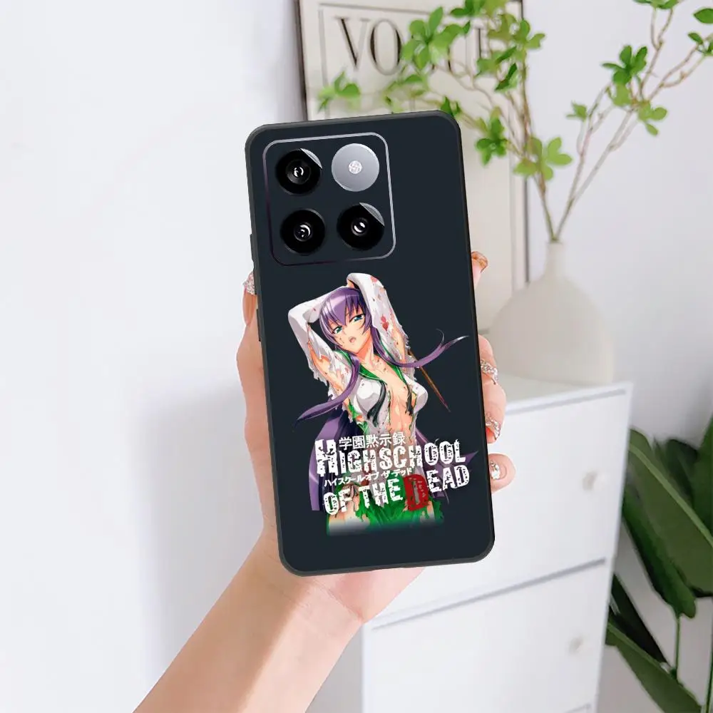 H_highschool OF THE D_dead Phone Case For Xiaomi 14 Ultra 13T 13Pro 13 12T 12 11T 11i 11 Black Silicone