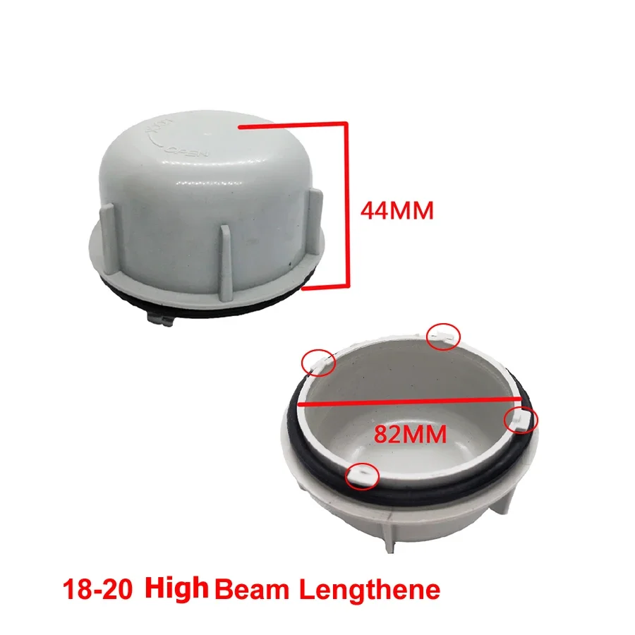 

Пылезащитная Крышка для фар Toyota Highlander 15-17 18-20, задняя крышка для фар ближнего и дальнего света, удлиненная уплотнительная крышка 82 мм 95 мм