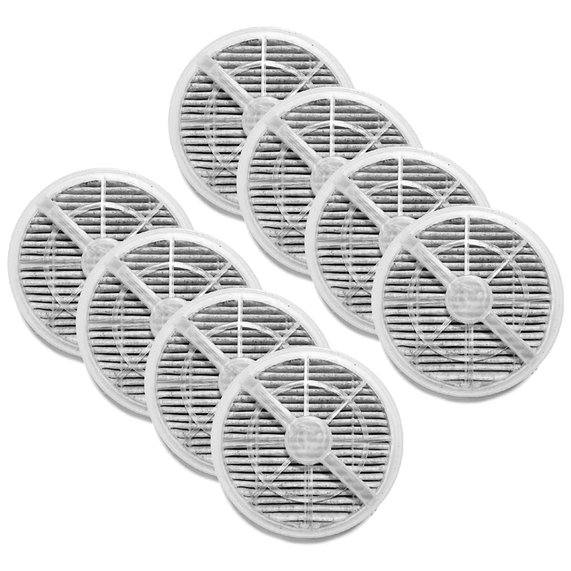 

8 Pack True HEPA Filter Replacement For RIGOGLIOSO Desktop Air Purifier GL2103 GL-2100 Activated Carbon Filter