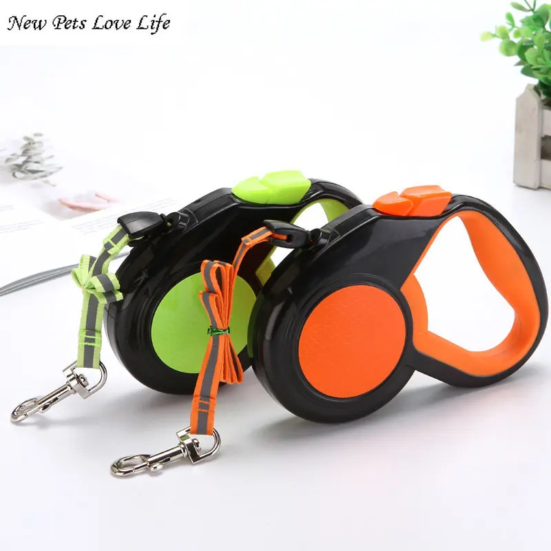 

Retractable Dog Leash Automatic Extending Nylon Puppy Pet Dog Leashes Lead Dog Walking Running Leash Traction Rope 3m 5m 8m