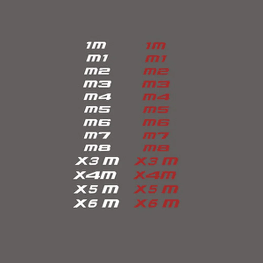 BMW M &amp X Серии Автомобильных Сидений Наклейки На Табличку Из Цинкового Сплава