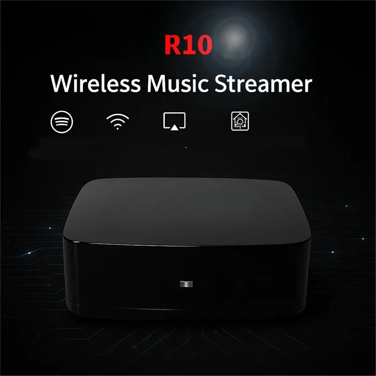 Фото Беспроводной Wi-Fi музыкальный аудиоприемник DTC5 Audiocast Ieast PPlay R10 DLNA для Airplay, аудиоадаптер для воспроизведения м №4