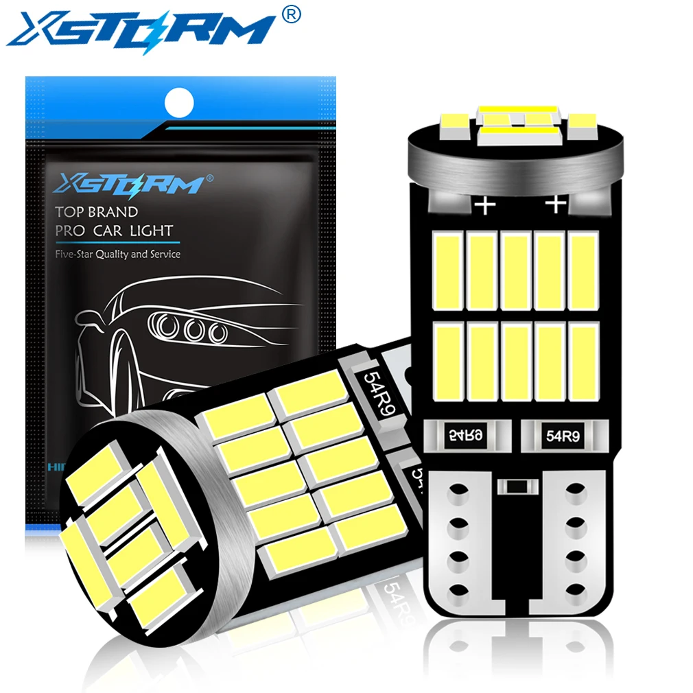 

Светодиодные лампы XSTORM 2 шт. W5W T10 Canbus 4014 SMD 6000K 168 194 Led 5W5 для салона автомобиля купольная лампа для чтения номерного знака