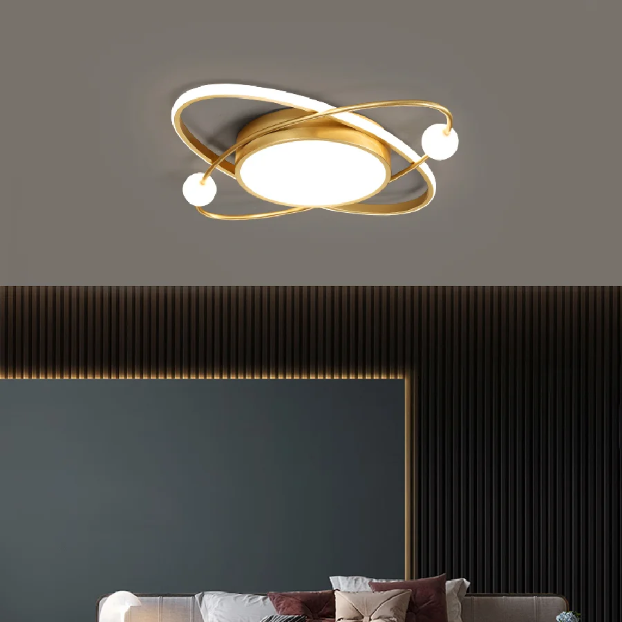 

NEO Gleam led Chandelier For Bedroom children's room Studyroom led Chandeliers Gold Color Modern Chandelier Lamp Led lighting