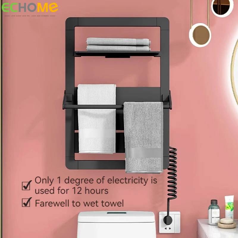 

Умный настенный термостатический держатель для полотенец с электрическим подогревом