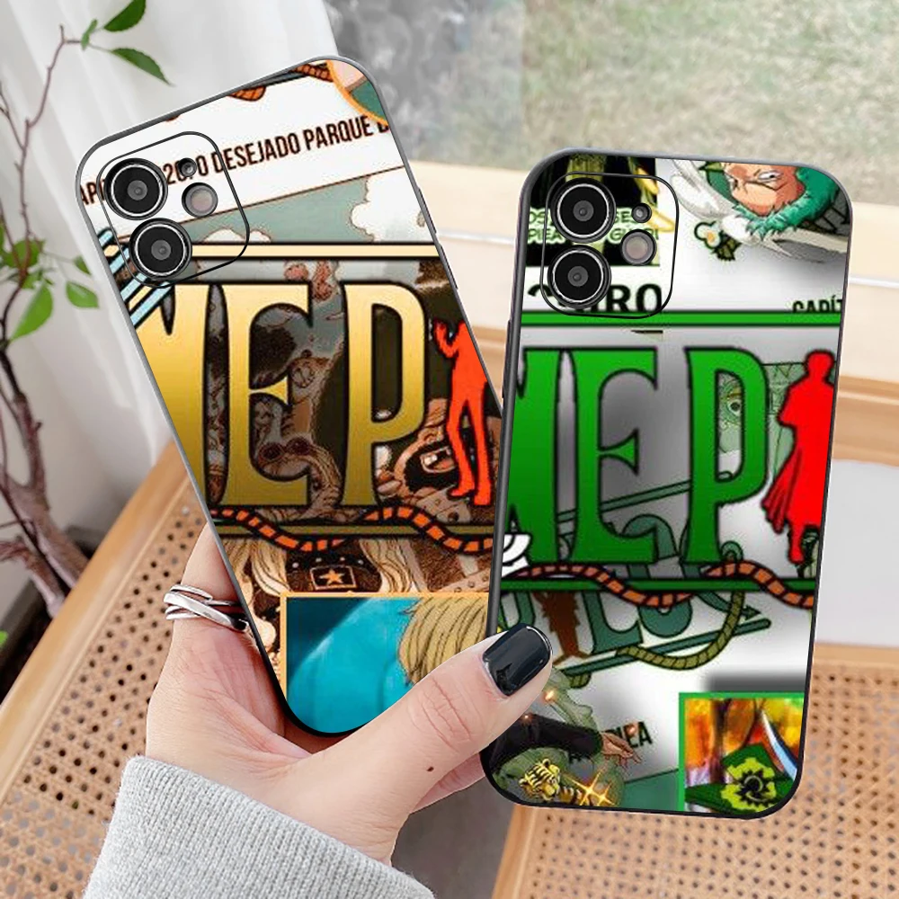 

ONE PIECE Tokyo Animation Phone Case For Apple iPhone 13 12 11 Pro Max 12 13 Mini X XR XS Max 6 6s 7 8 Plus Soft Coque
