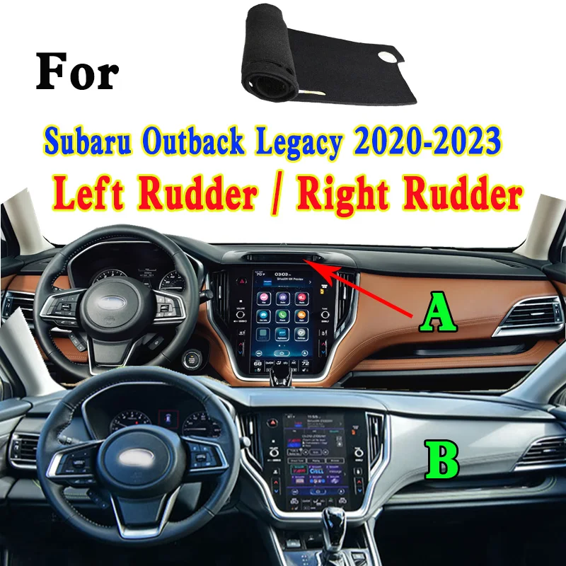 

For Subaru Legacy Outback 2020-2023 Car-Styling Dashmat Dashboard Cover Instrument Panel Insulation Sunscreen Protective Pad