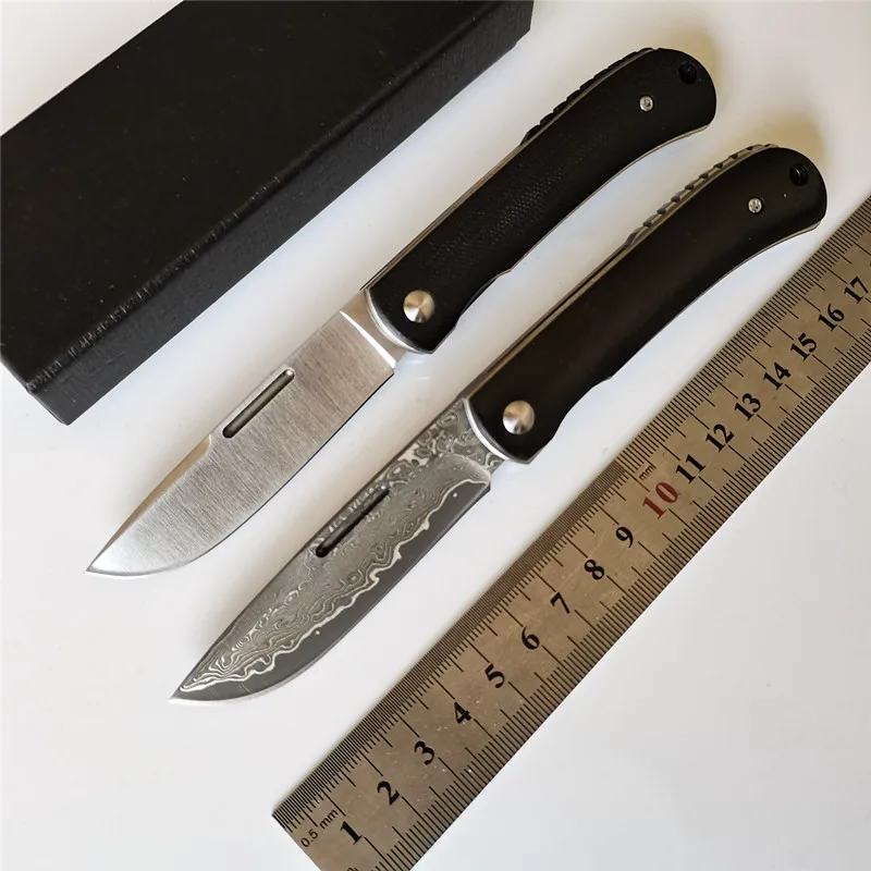 

KESIWO GT962 Folding Knife D2 Damascus Blade G10 Wood Handle Pocket Survival Hunt Tactical Outdoor Camp Rescue Hiking EDC Knives