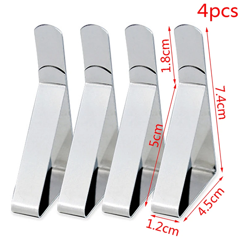 

4 шт., держатель для крышки стола, из нержавеющей стали