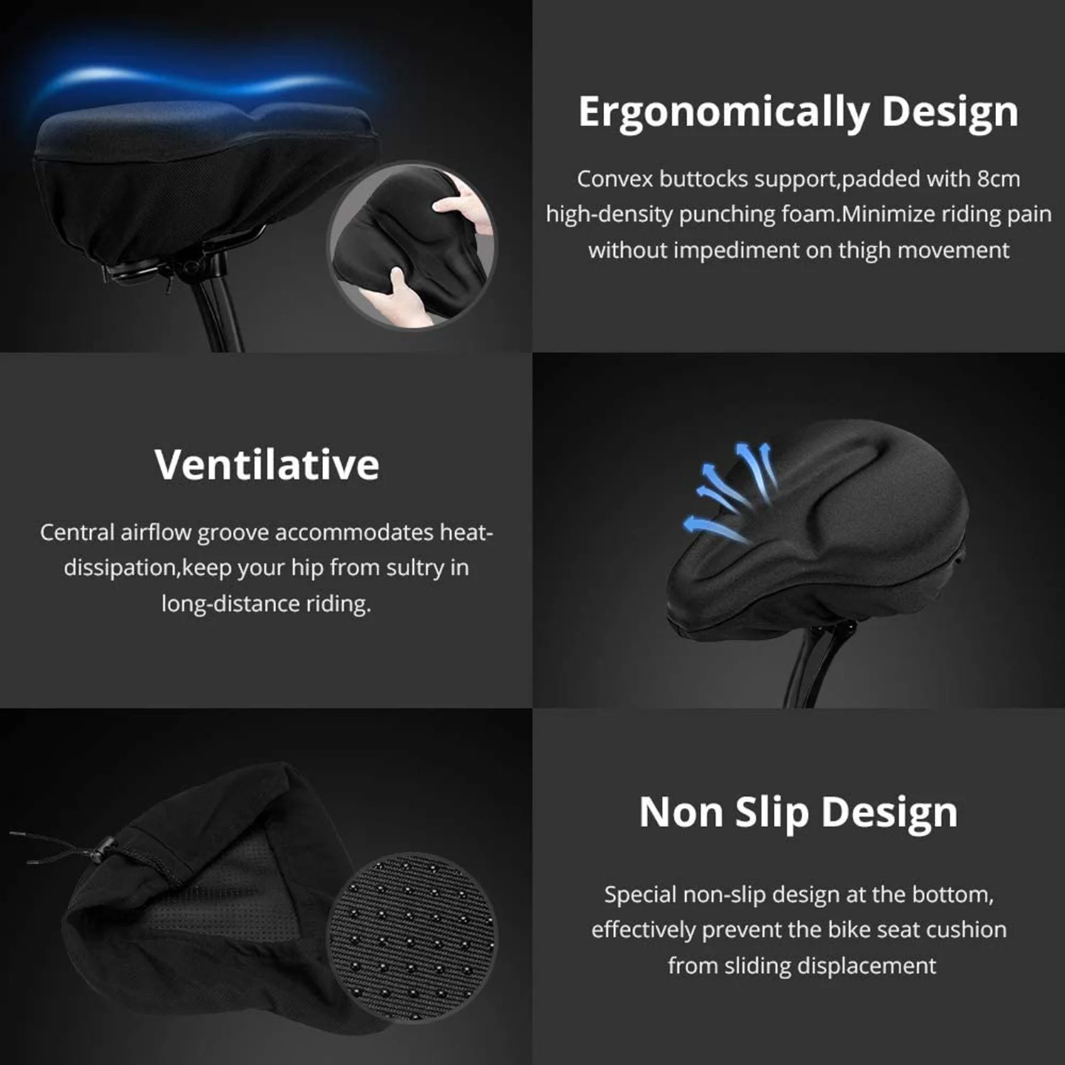 Подушка для велосипедного сиденья-чехол сиденья и велотренажера Peloton Cruiser