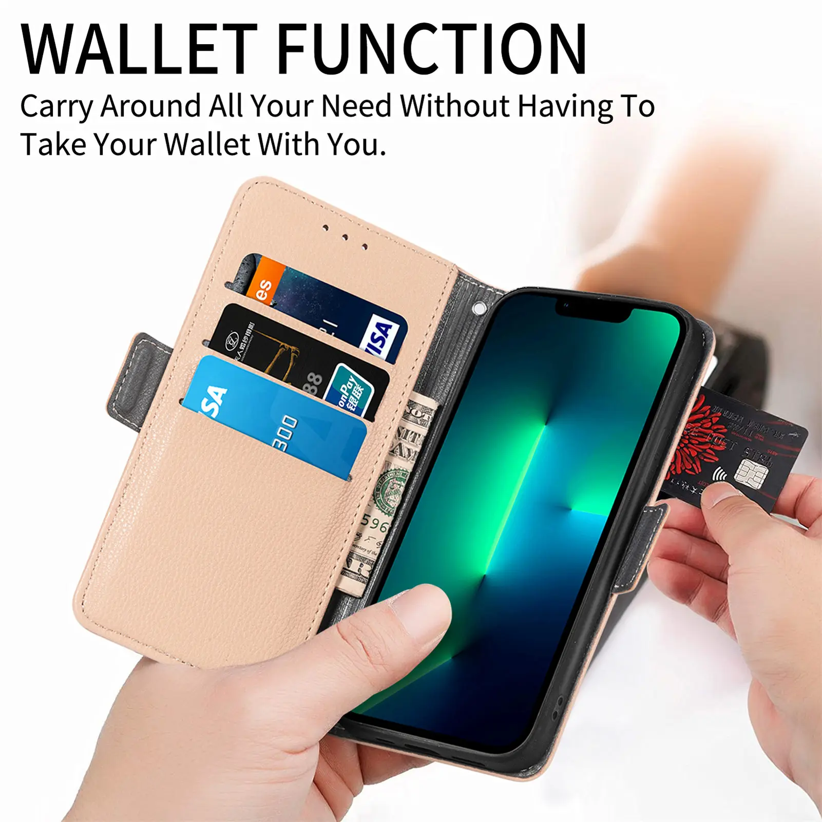 Cute Leather Protect Flip Case for Galaxy A03S A03 Core A02S M02 A71 A51 A31 A21S A01 A8 Plus A7 A50 A70 Wallet Shockproof Cover