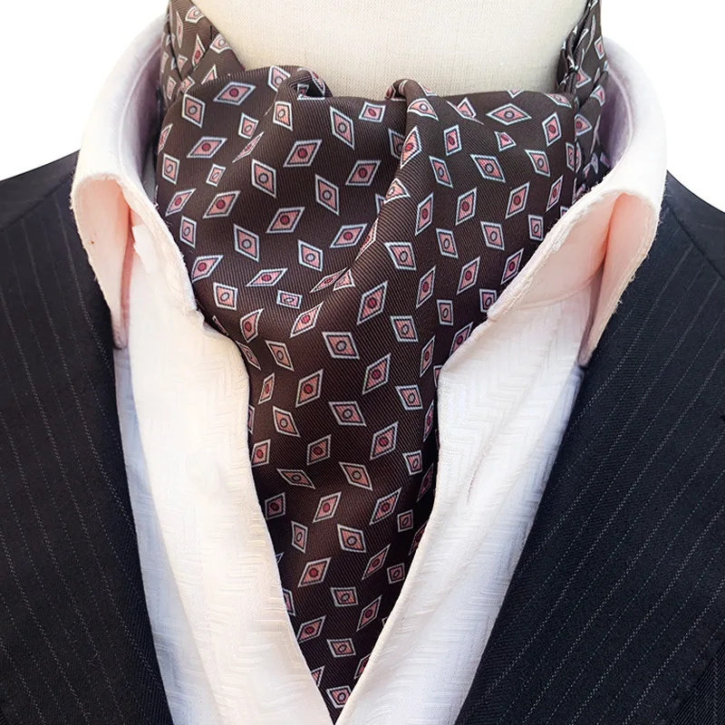 Мужской жаккардовый галстук-Башка винтажный платок с галстуком для деловых