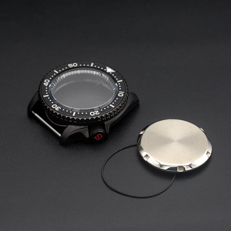 Скидка 42 мм чехол для часов для дайвинга из нержавеющей стали для Skx007 Skx009 SPRD 5 подходит для 4R35 4R36 NH35 NH36 движение модный Безель сапфировый