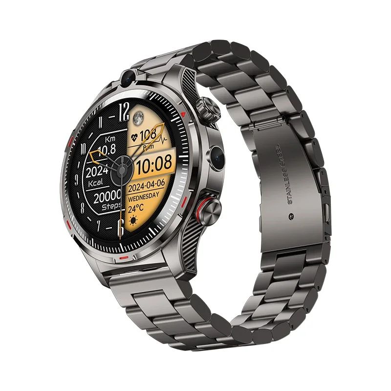 Смарт-часы LW12 1 43 дюйма WIFI Sim-карта 4G Android 2024