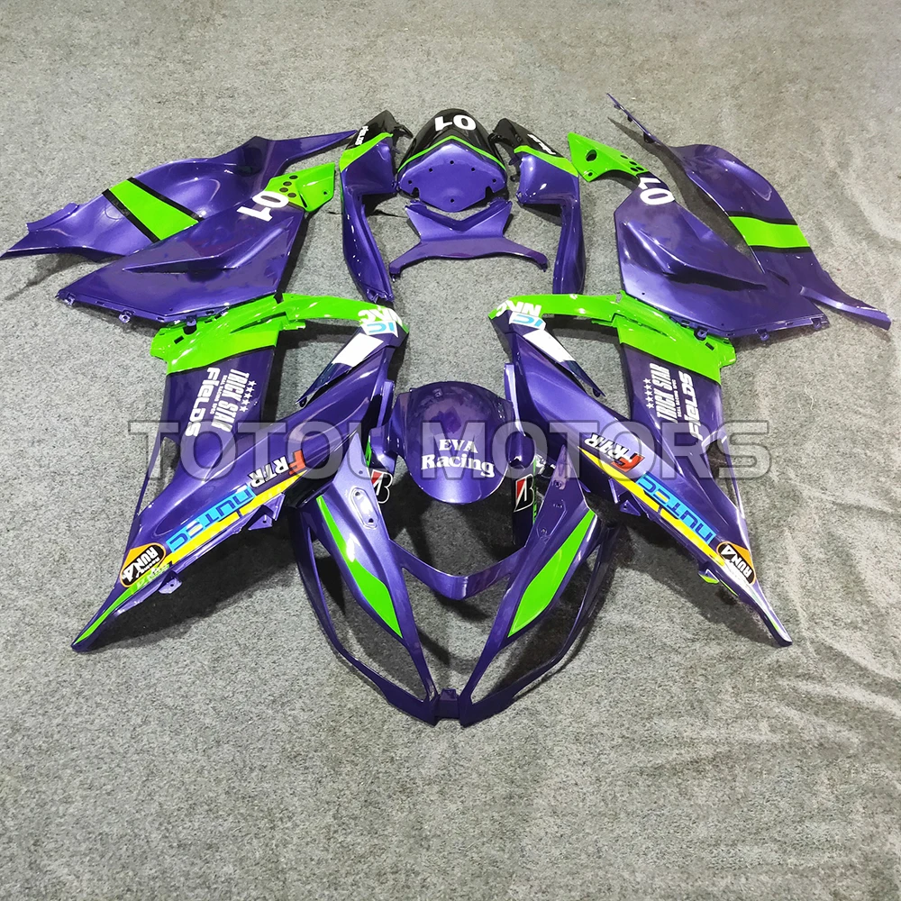 

Motorcycle Fairings Kit Fit For zx-6r 2013 2014 2015 2016 2017 2018 636 Bodywork Set Ninja Blue Green