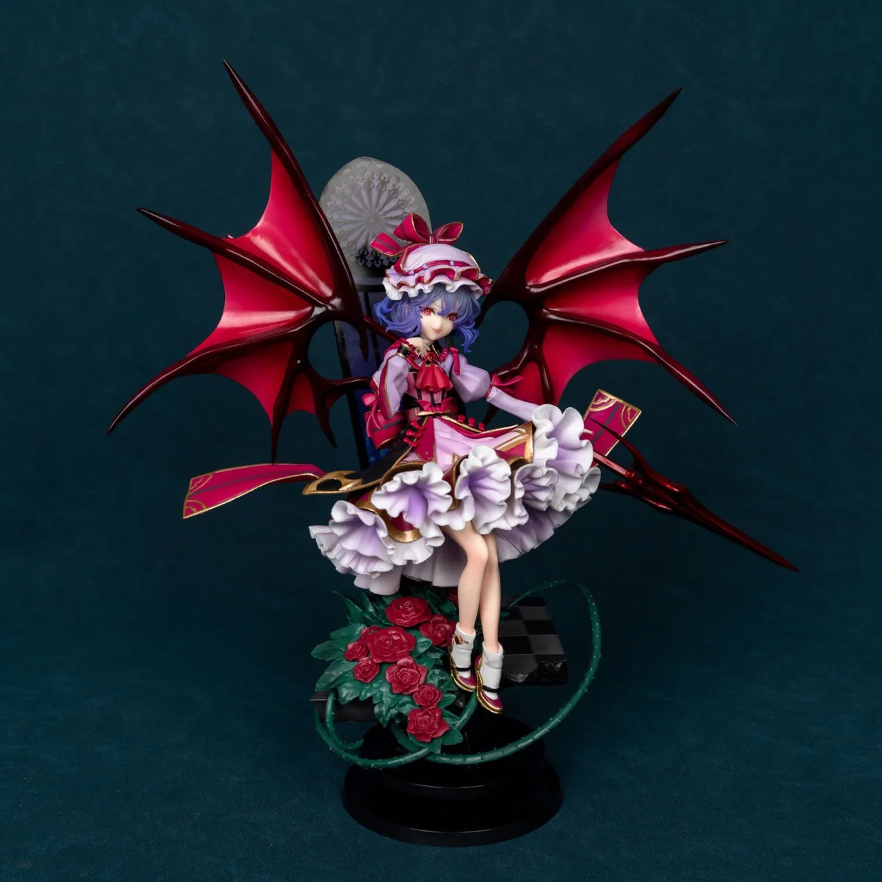 Фото Touhou Project Remilia Scarlet Flandre Scarlet 1/8 Filles Jouets Japonais Аниме Фигурка из ПВХ Jouet Jeu ModèLe à Collectionner Po №2