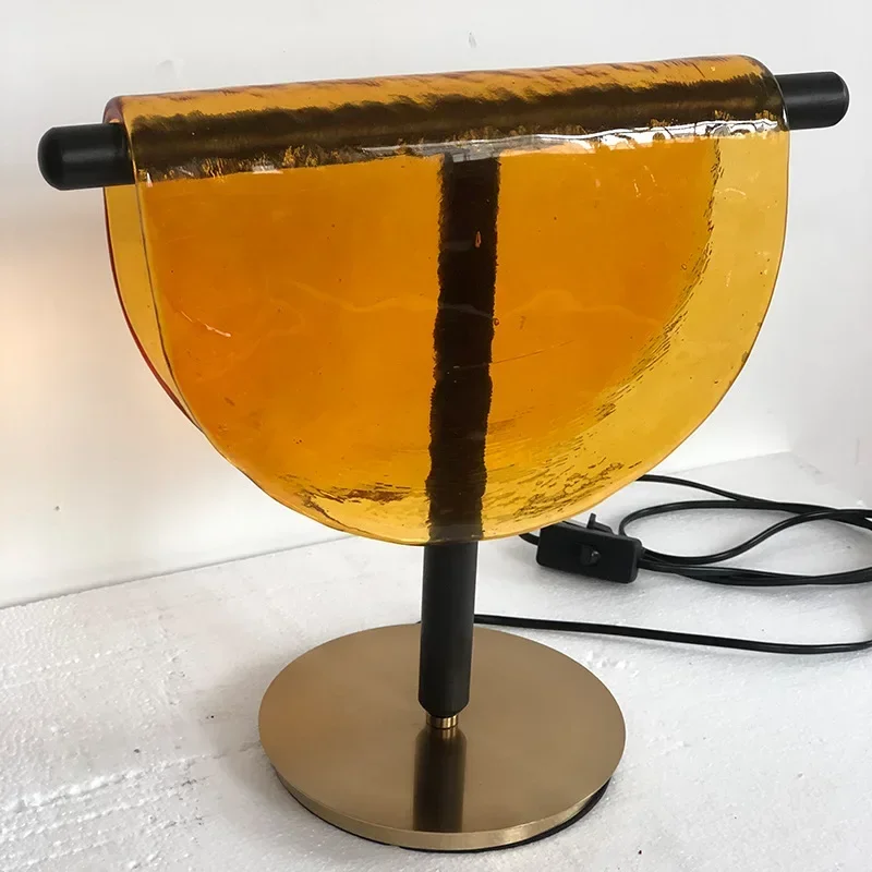 Оригинальность в неокитайском стиле стеклянная настольная лампа американский