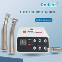dental clinical brushless micromotor fiber optic electric motor handpiece dentistry tool dentist with 11 15 contra angle