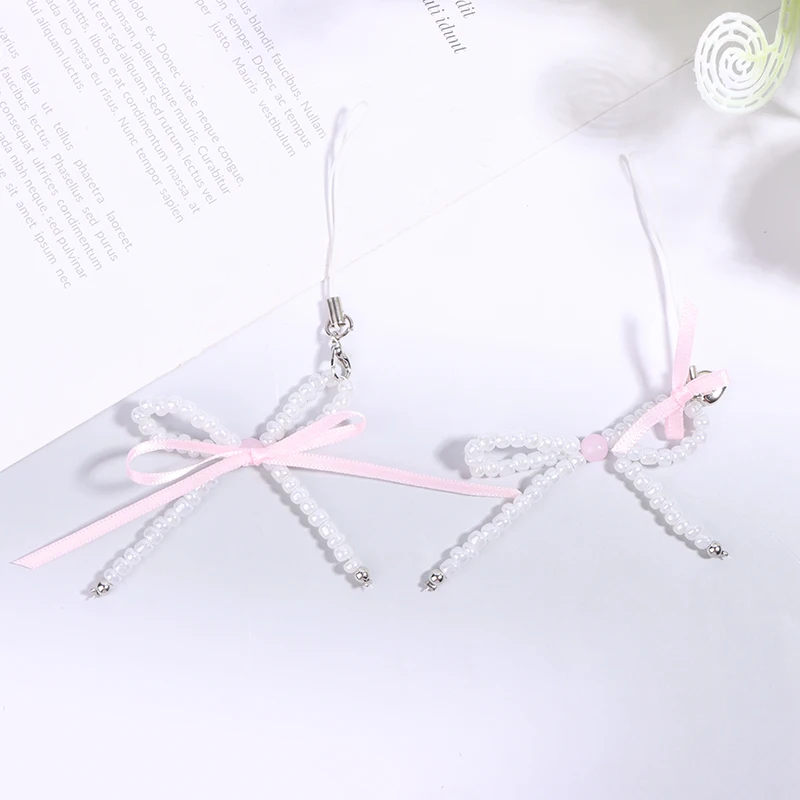 1 шт. акриловые бусины в виде банта для телефона