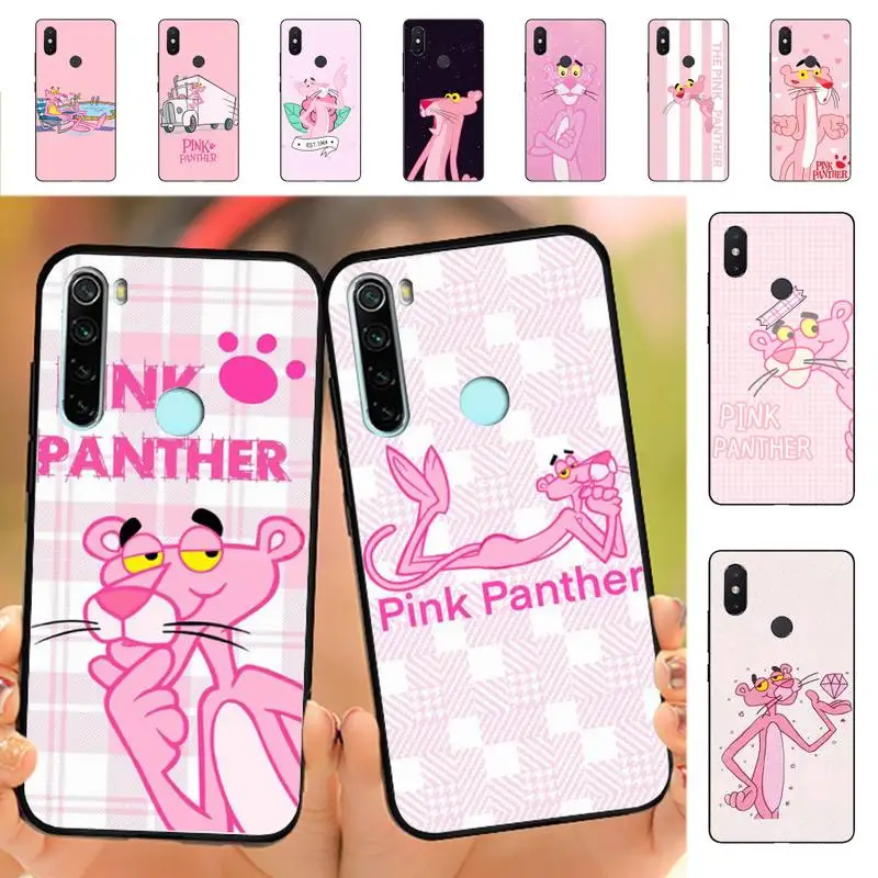 

Cartoon Leopard Pink Phone Case for Redmi Note 8 7 9 4 6 pro max T X 5A 3 10 lite pro