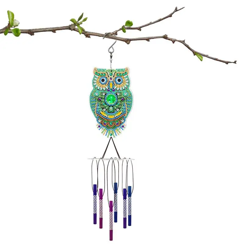 

Деревянный Алмазный Набор для творчества «сделай сам», двухсторонний кулон с хрустальным драгоценным камнем, украшение для дома, сада, для ...