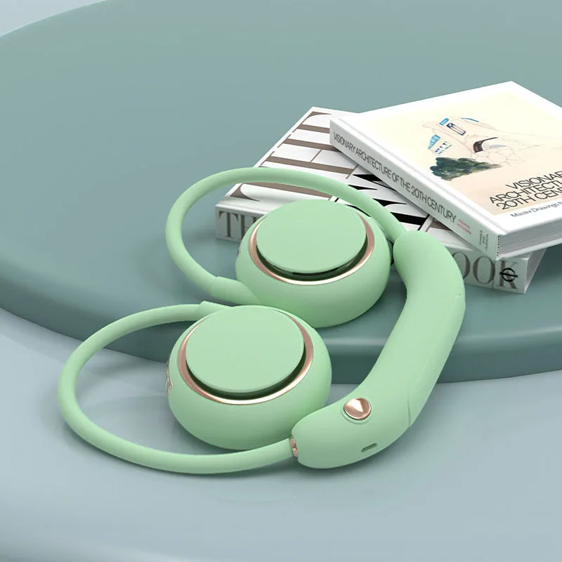 

Подвесной шейный вентилятор, портативный мини-кулер без лопасти с USB, перезаряжаемый вентилятор без листьев, охлаждающий переносной электр...