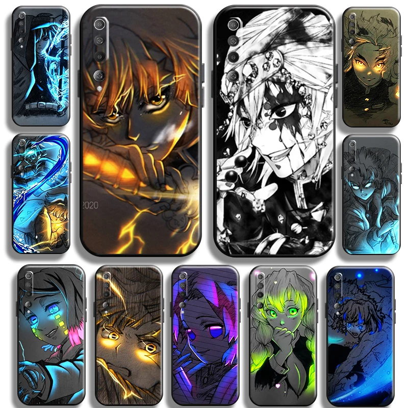 

Demon Slayer Kamado Tanjirou For Xiaomi Mi 10 10s Mi 10 PRO Mi 10 Lite Phone Case Soft Shell Cover Liquid Silicon TPU Coque