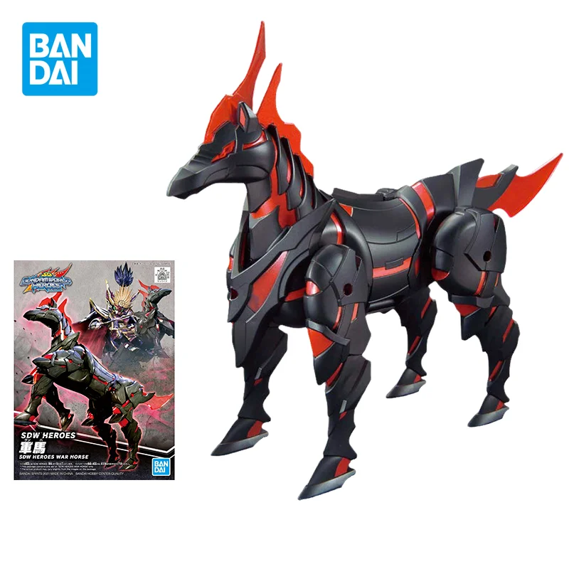 

Gundam Assembly Model Figure BB Warrior SD Gundam Horse Mount Action Figures Collectible Ornaments Toys Gifts for Kids