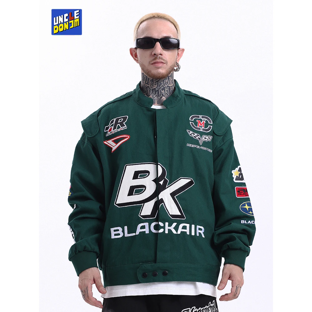 

Techwear Coats Men Motorcycle Jacket Baseball Jacket Street Wear Varsity Jacket Men Y2k Coat Men Winter