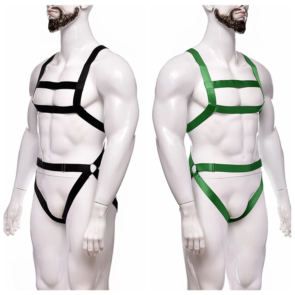 

Сексуальная эластичная Регулируемая клетка для геев, бондажное белье, мужской костюм для вечерние ринки, ночного клуба, цельный бандаж