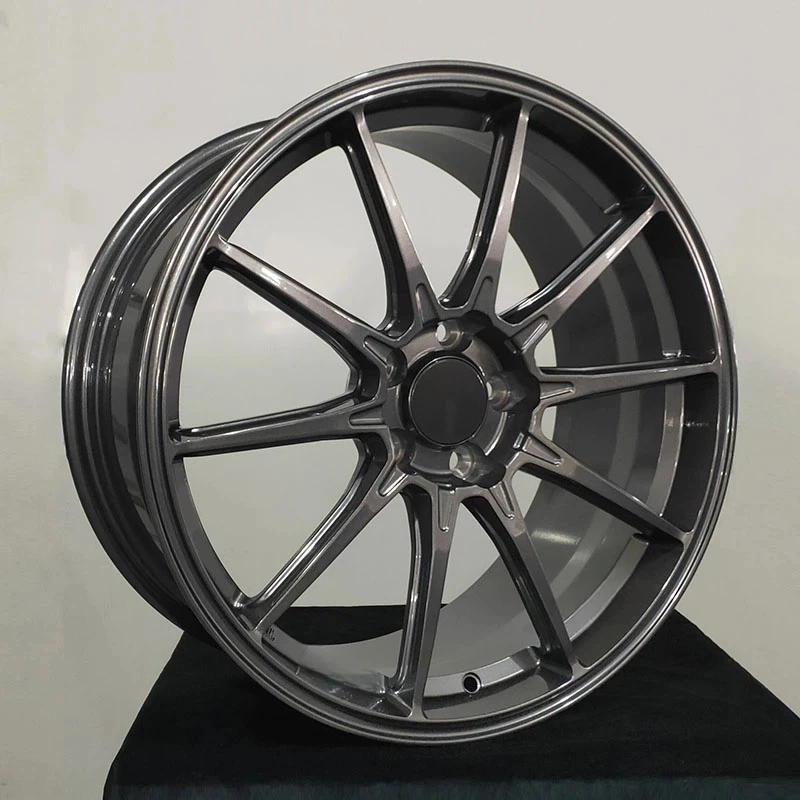 Фото Кованые диски RimPower Custom Black Gunmetal 6061-t6, моноблок, 16/17/18/20 дюймов, 5x112/5x114.3/5x120, модель 26 Style. №5