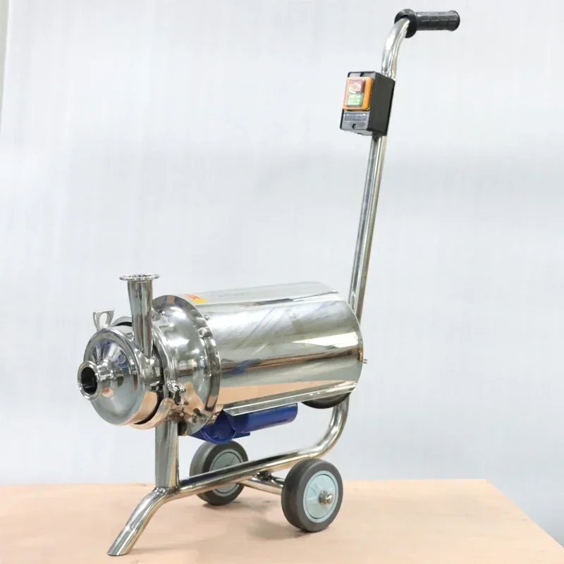 2HP 220V 50HZ однофазный пищевой нержавеющий стальной SS304 мобильный санитарный